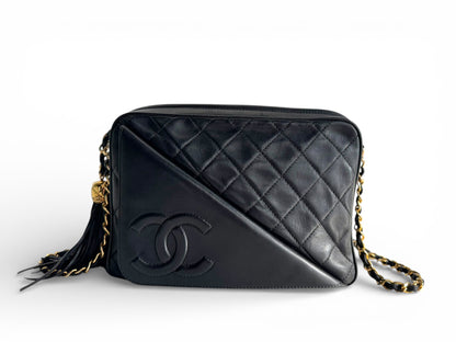 CHANEL CC Quilted Lambskin Camera Bag