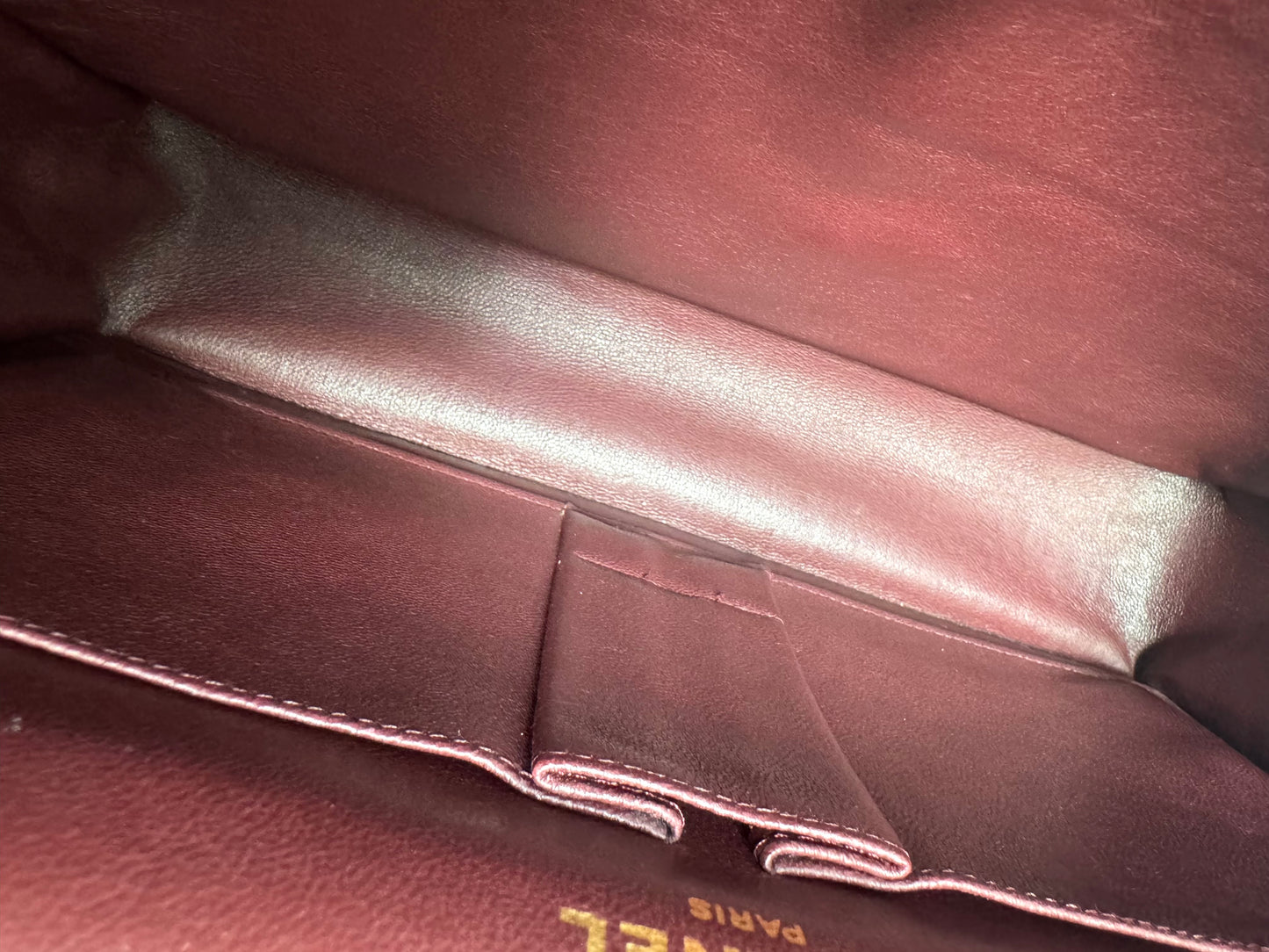 CHANEL Lambskin Medium Mademoiselle Double Flap