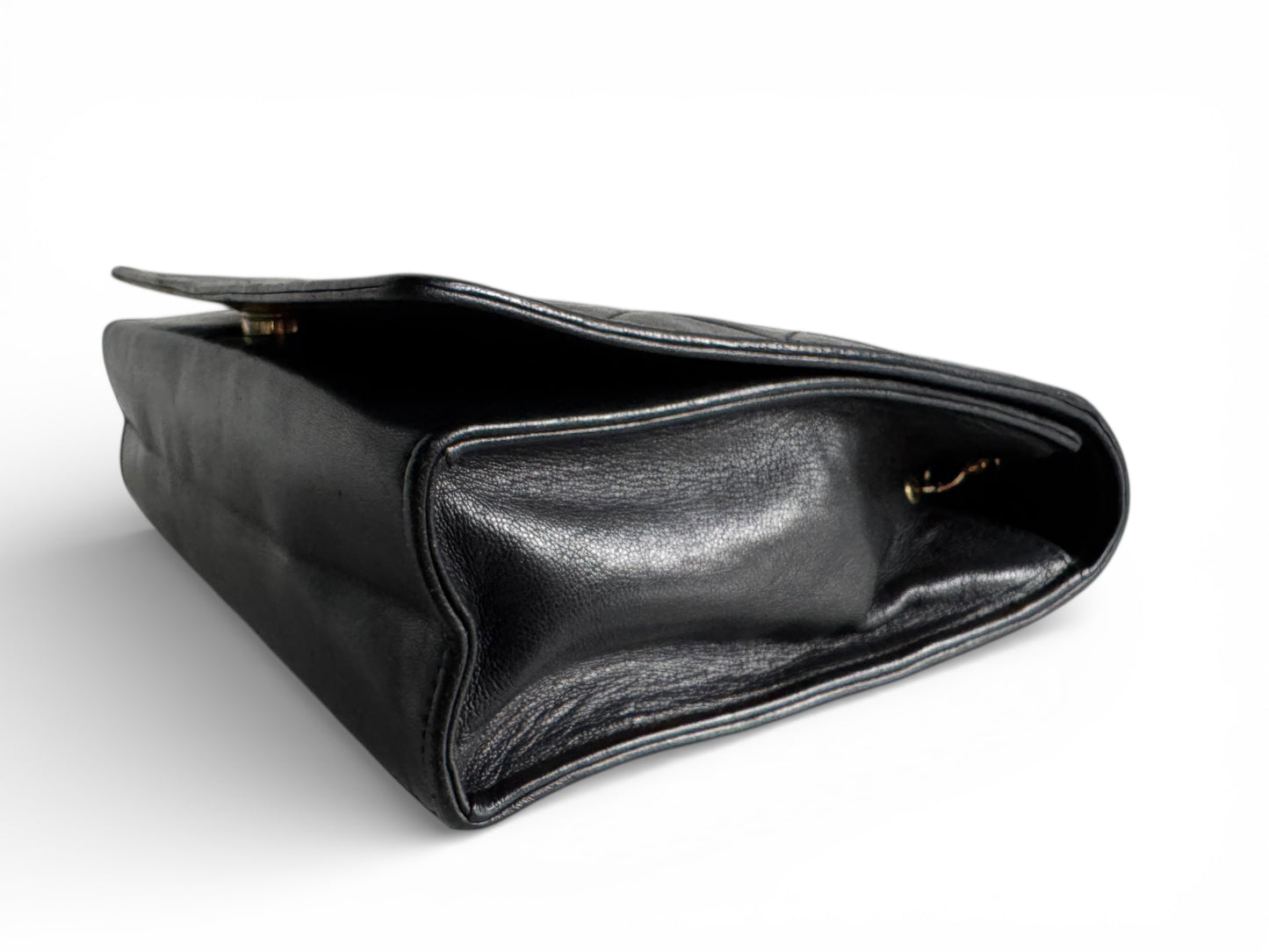 CHANEL Lambskin Quilted Small CC Single Flap Bag