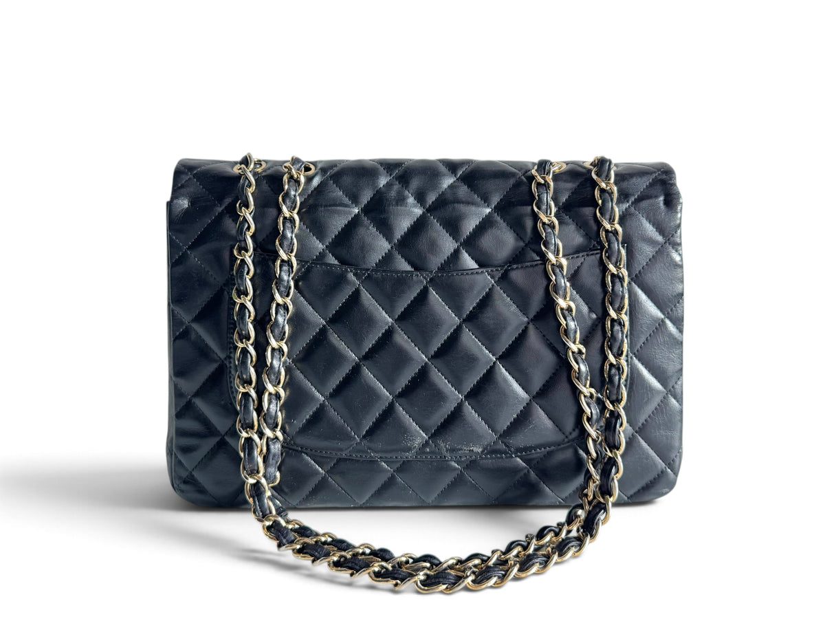 CHANEL Lambskin Quilted Jumbo Single Flap