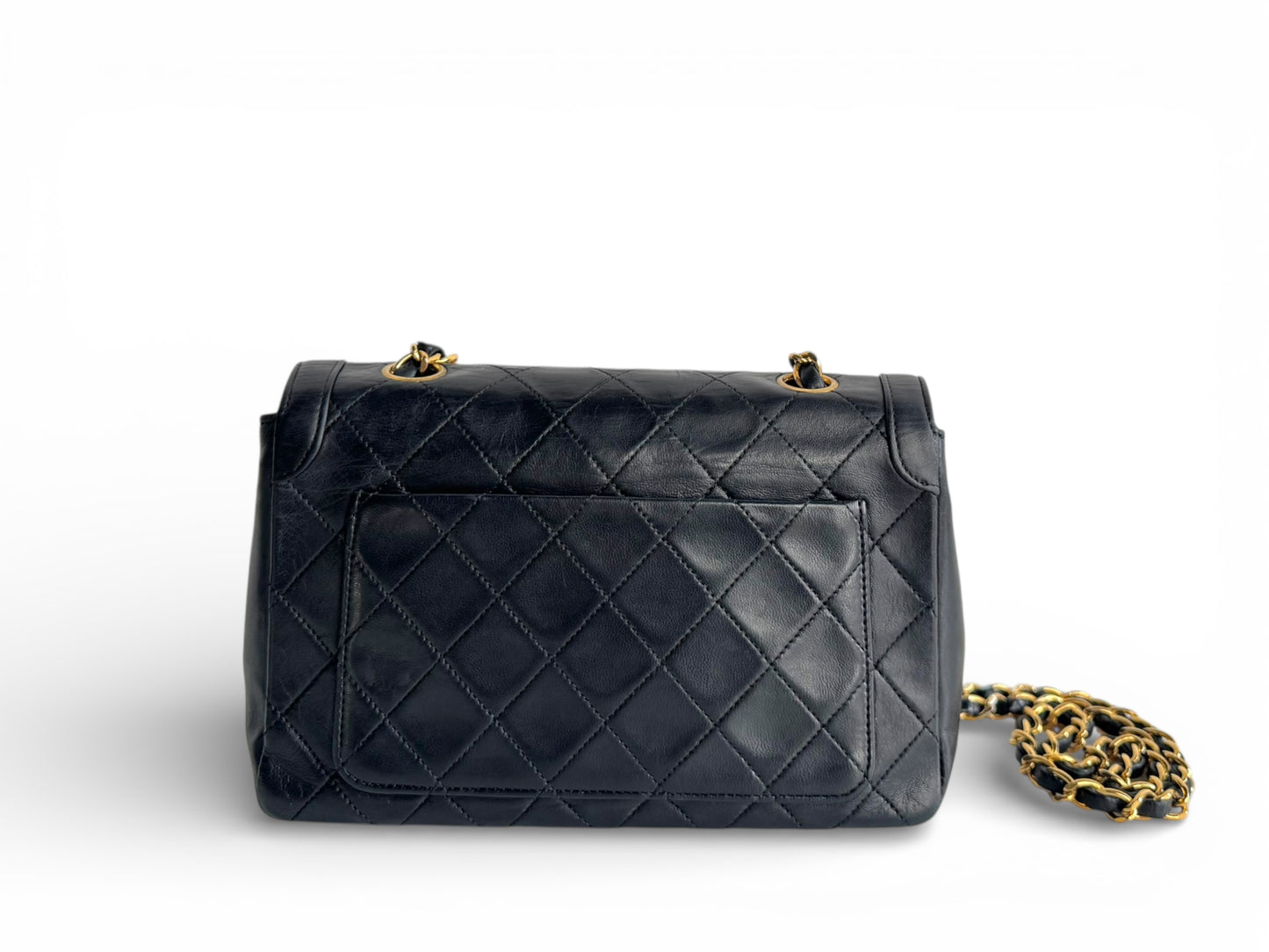 Chanel Lambskin Single Flap Bag