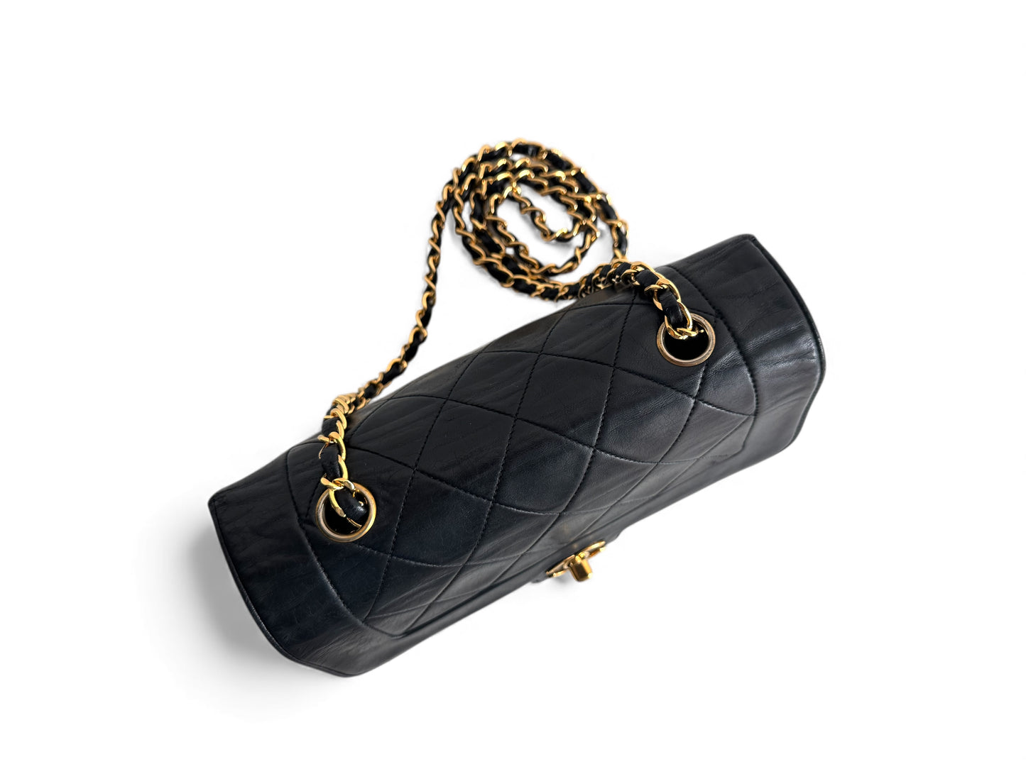 CHANEL Vintage Lambskin Small Diana Flap Bag