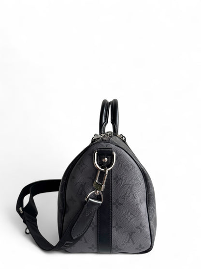 LOUIS VUITTON Eclipse Reverse Keepall Bandouliere Bag