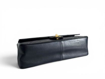 CHANEL Lambskin Medium Mademoiselle Double Flap