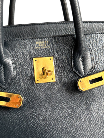 Hermès HAC Haut à Courroies 36 Courchevel Gold Hardware