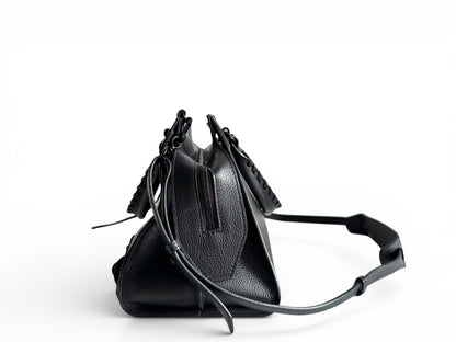 BALENCIAGA Grained Calfskin Neo Classic Black Hardware S City