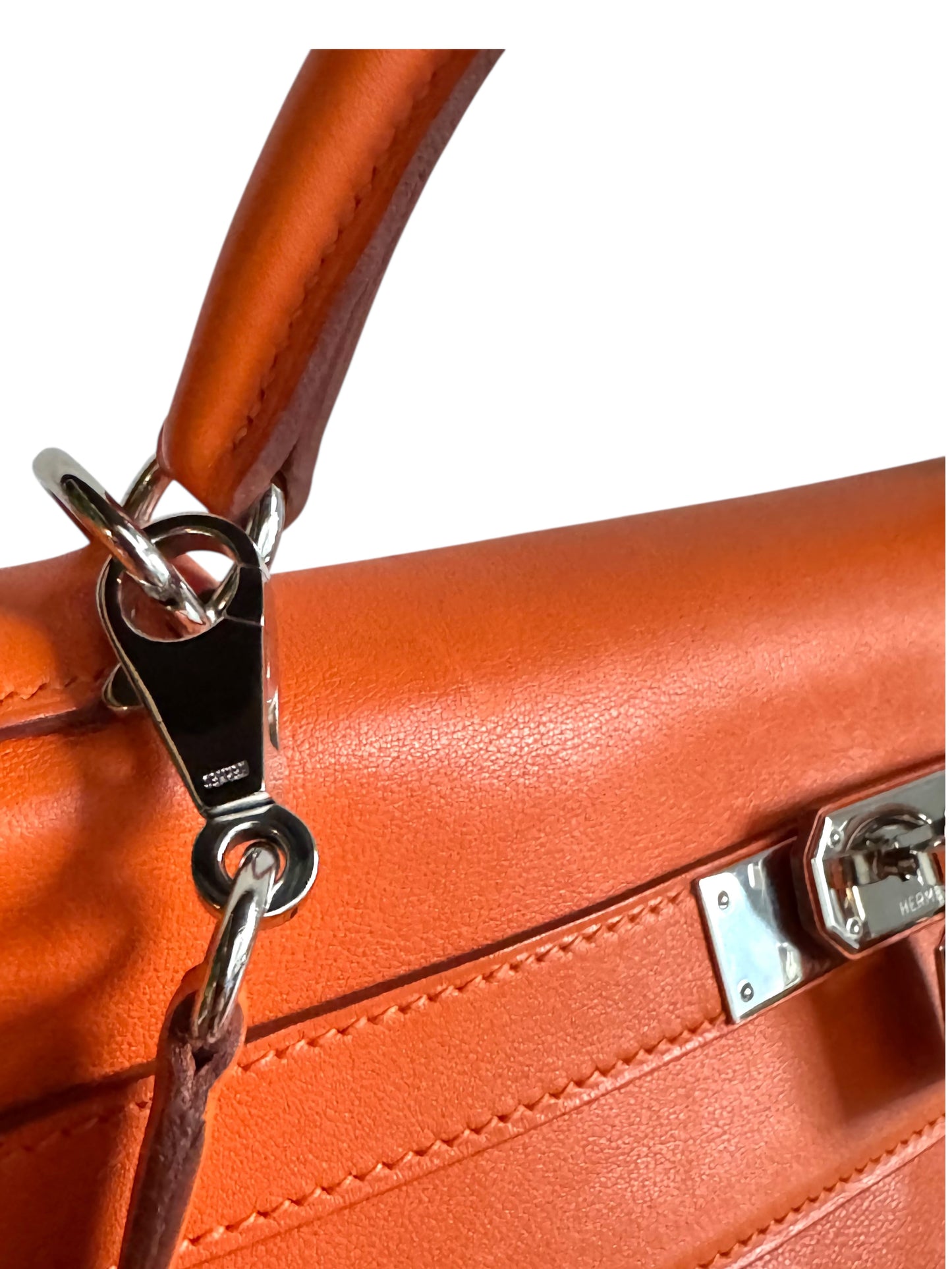 HERMÈS Kelly 32 Gulliver Orange