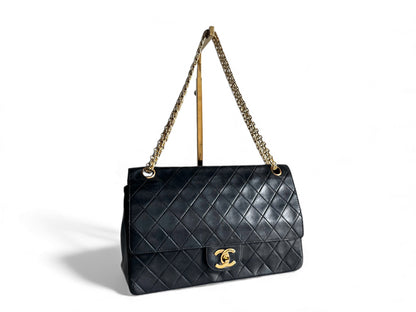 CHANEL Lambskin Medium Mademoiselle Double Flap