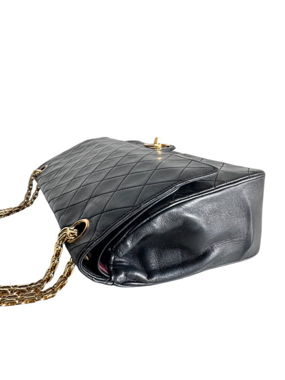 CHANEL Lambskin Medium Mademoiselle Double Flap