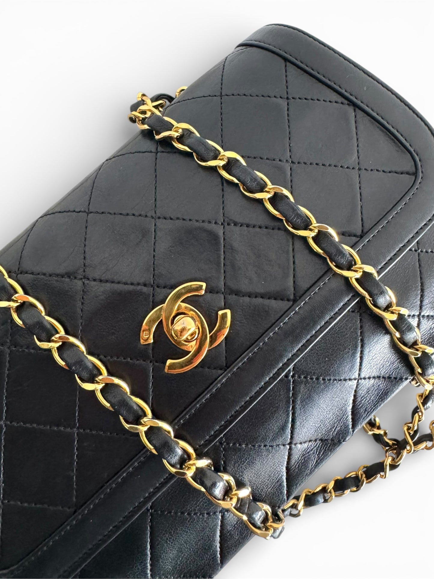 Chanel Lambskin Single Flap Bag