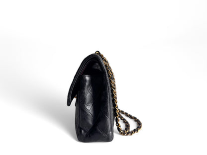 CHANEL Matelasse Double Flap Bag Black