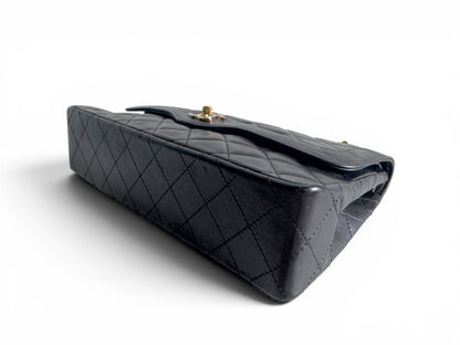 CHANEL Lambskin Quilted Medium Double Flap