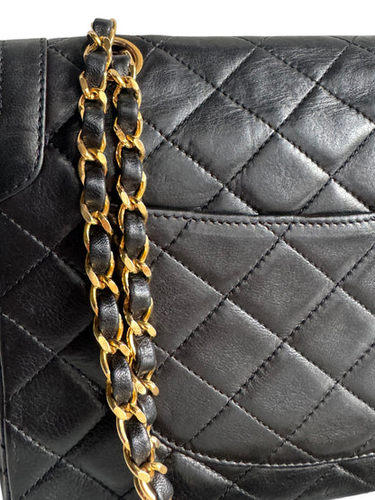 CHANEL Lambskin Quilted Medium Double Flap