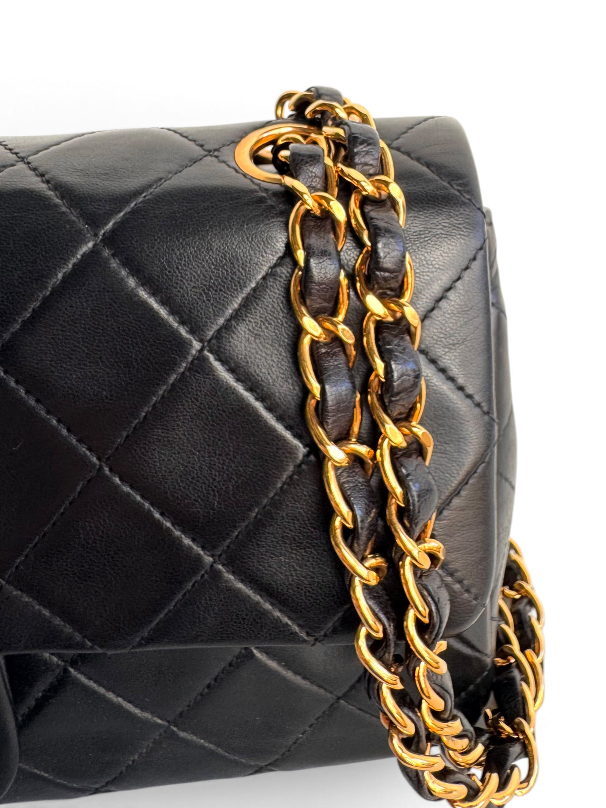 CHANEL Lambskin Quilted Small Double Flap