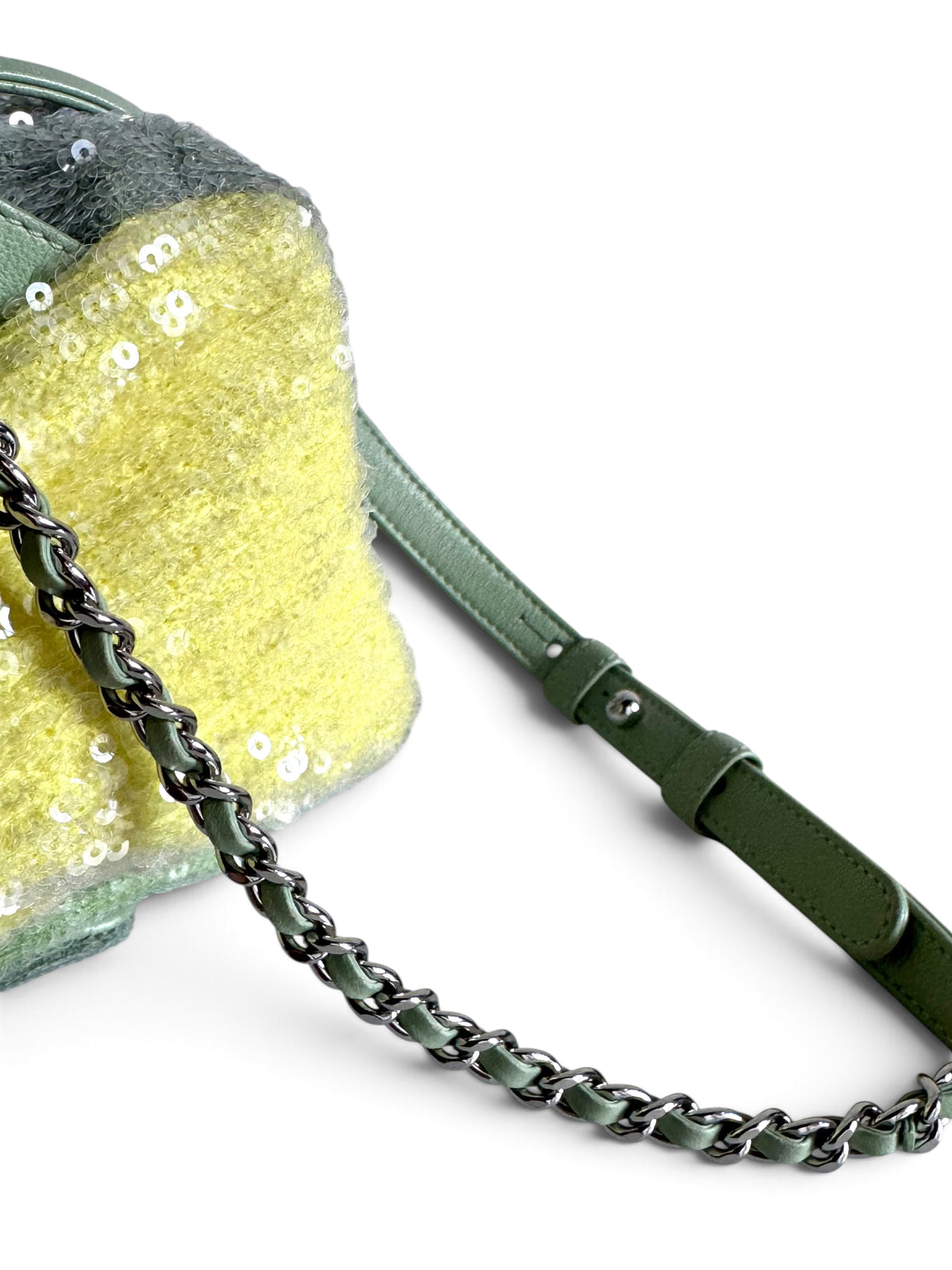 CHANEL Sequin Tri-color Waterfall Backpack