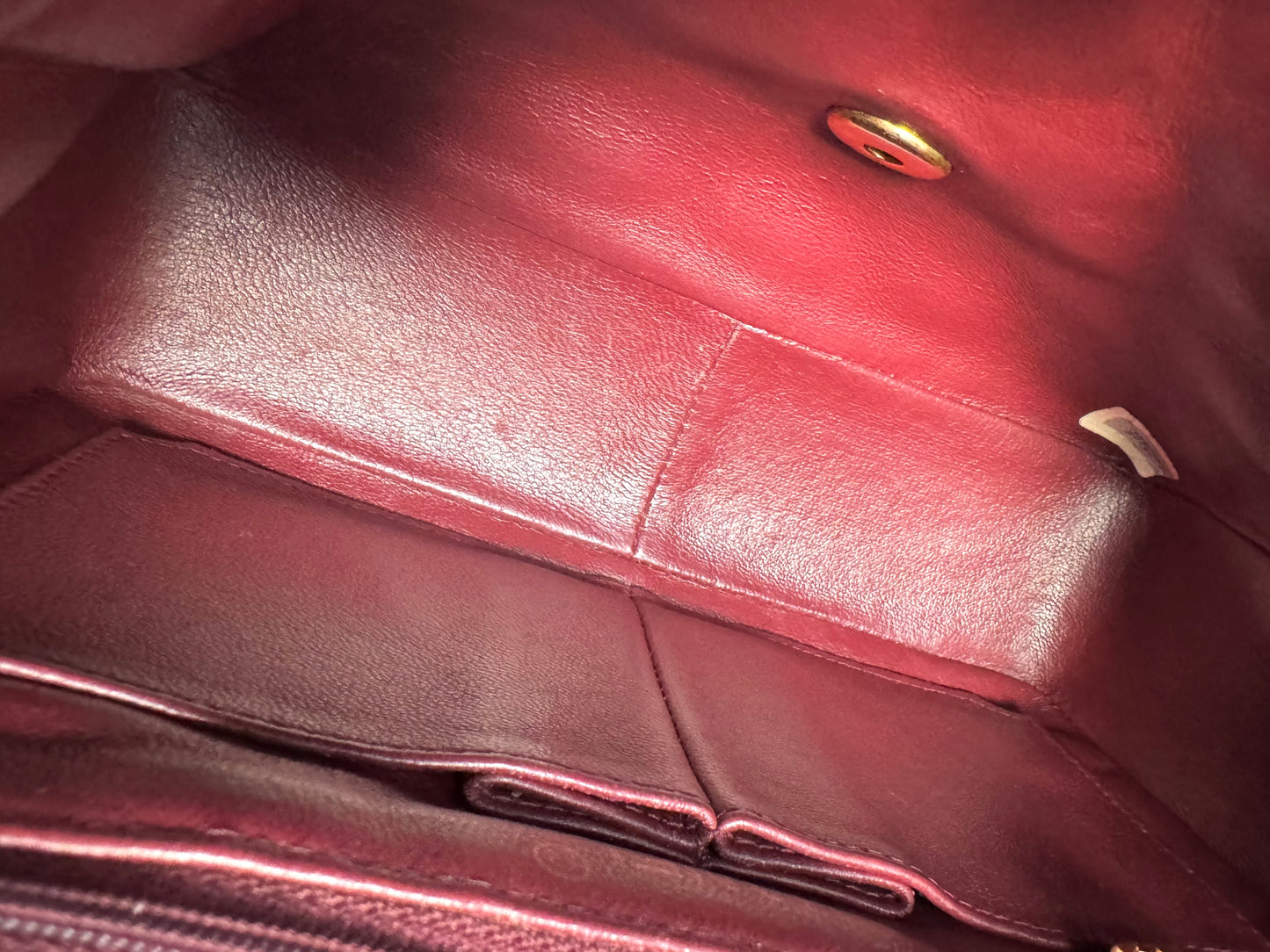 CHANEL Lambskin Quilted Small Single Flap