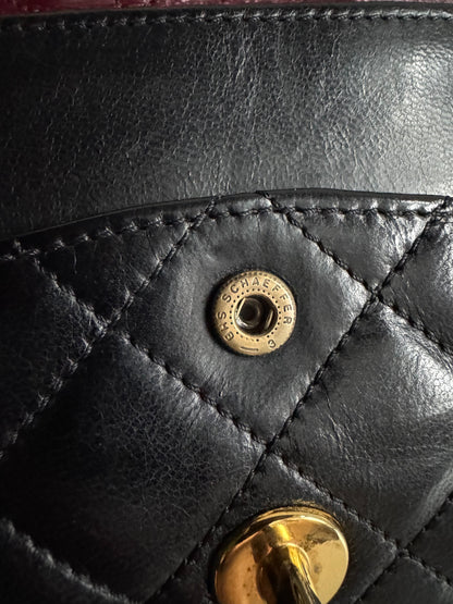 CHANEL Lambskin Quilted Medium Double Flap Bag