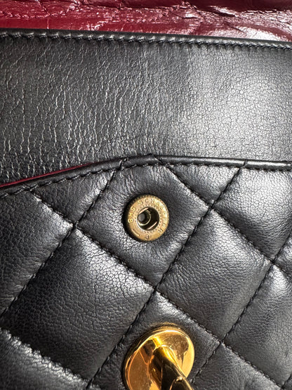 CHANEL Lambskin Quilted Medium Double Flap