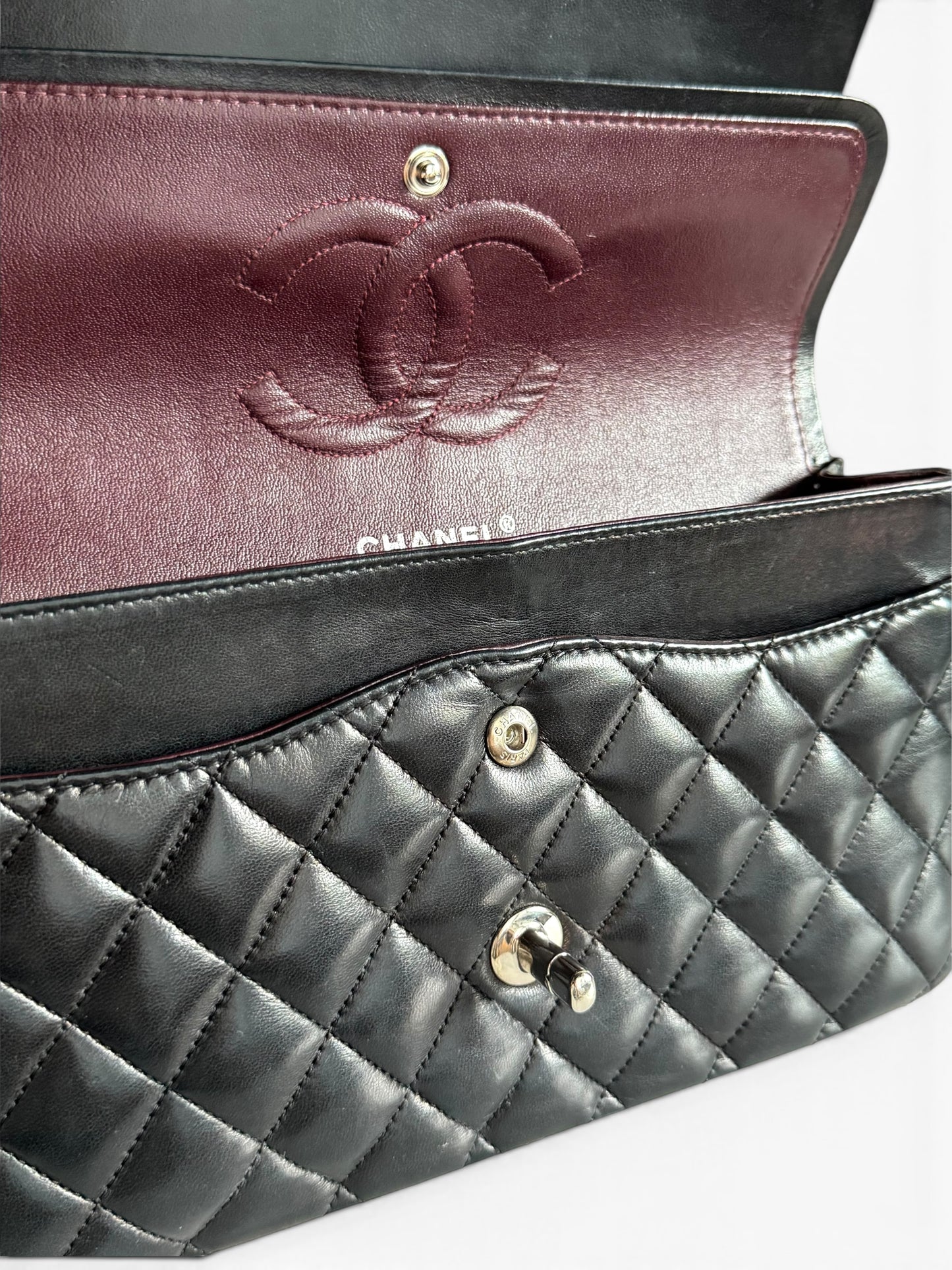 CHANEL Classic 11.12 Lambskin Medium Double Flap