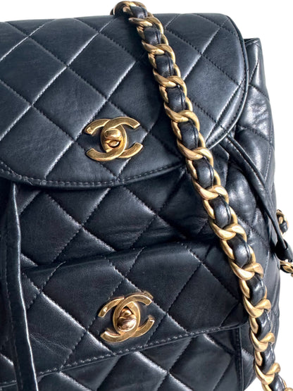 CHANEL Lambskin Quilted Backpack