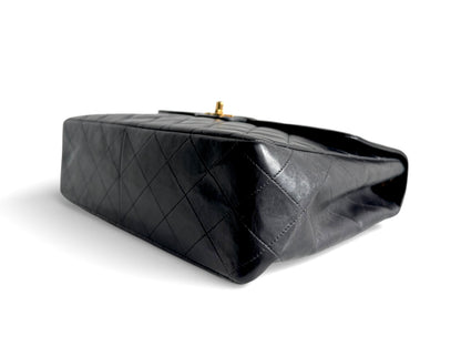 CHANEL Lambskin Quilted Jumbo Single Flap Bag