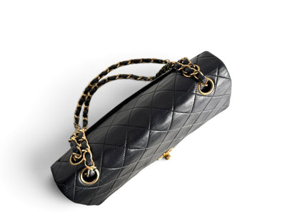 CHANEL Lambskin Quilted Small Double Flap