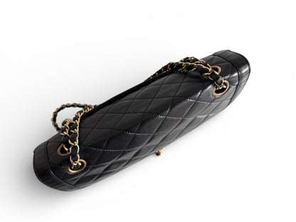 CHANEL Lambskin Quilted Medium Double Flap Bag