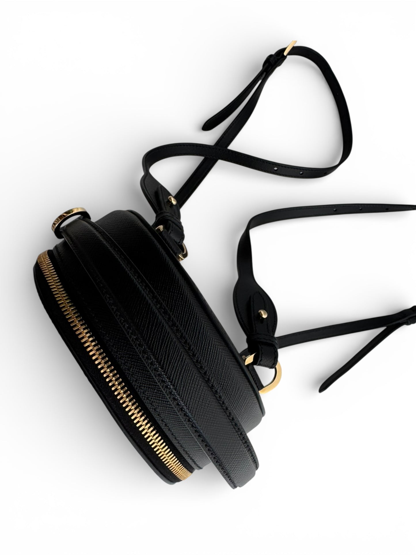 PRADA Saffiano Lux Mini Odette Backpack