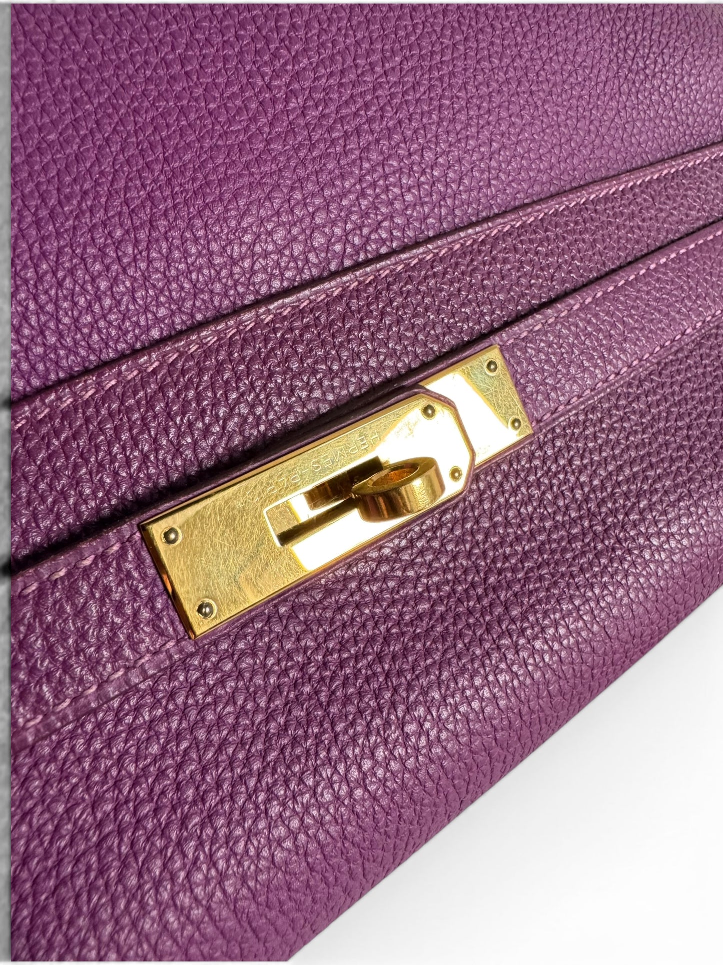 HERMES Kelly 35 Clemence Anemone