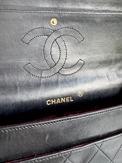 CHANEL Matelasse Lambskin Double Flap Bag