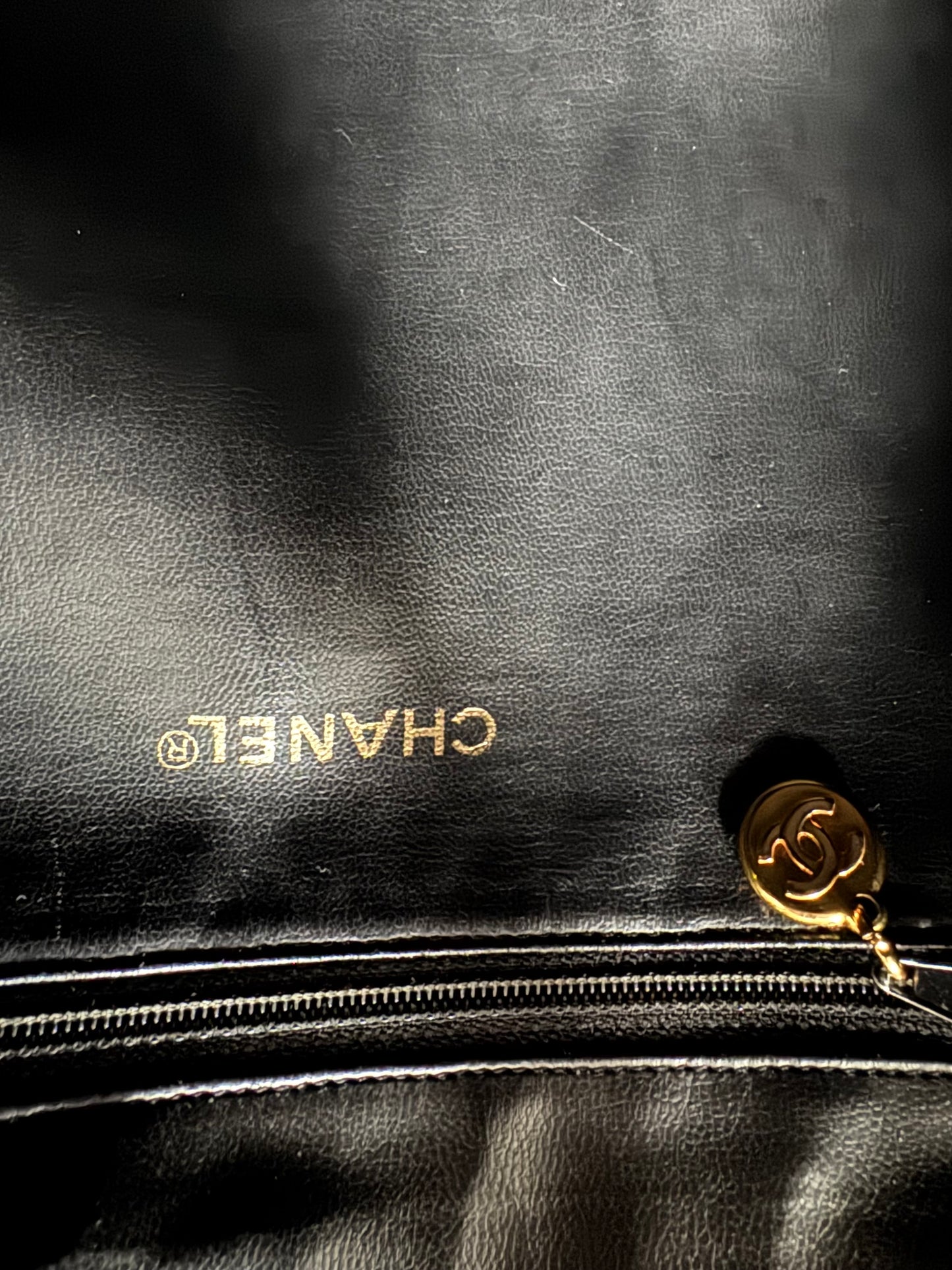 CHANEL Caviar Flap Shoulder Bag