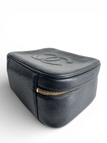 CHANEL Caviar Timeless CC Vanity Case