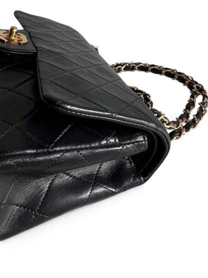 CHANEL Lambskin Quilted Small Double Flap