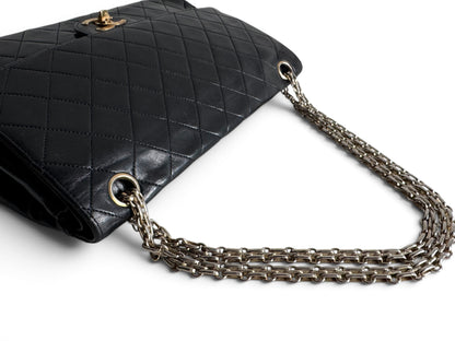 CHANEL Lambskin Medium Mademoiselle Double Flap