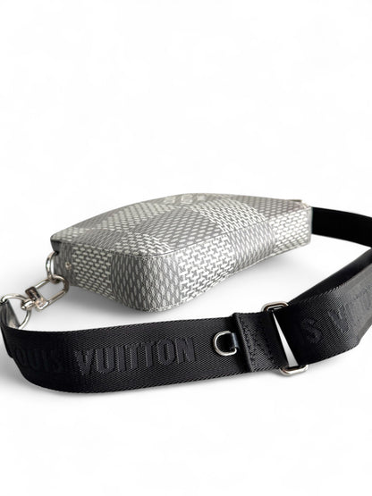 LOUIS VUITTON Damier Graphite 3D Trio Messenger Bag