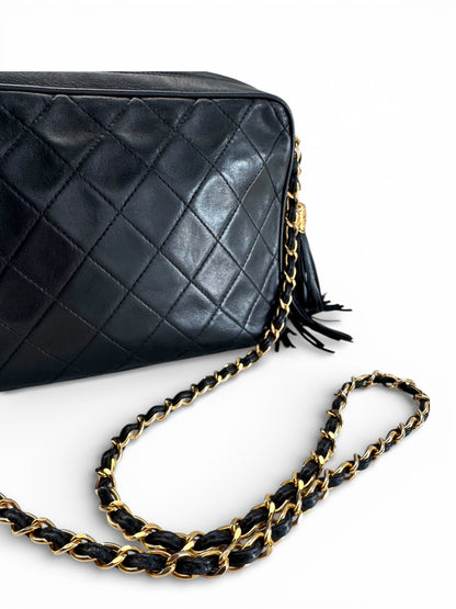 CHANEL CC Quilted Lambskin Camera Bag