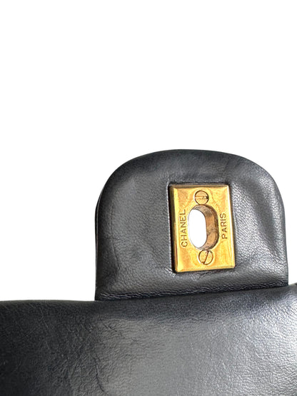 Chanel Lambskin Matelasse Flap Chain Handle Bag