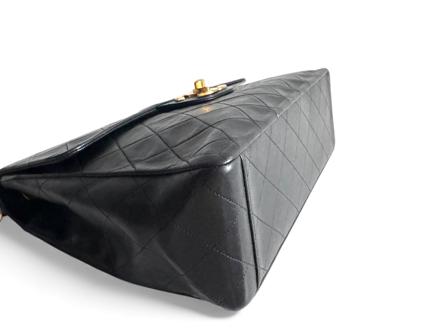 CHANEL Lambskin Quilted XL Jumbo Single Flap Bag