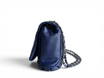 CHANEL Calfskin Quilted CC Curvy Flap