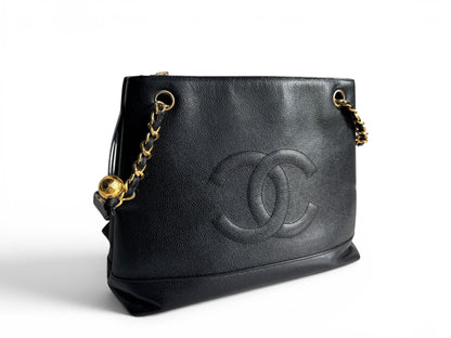 CHANEL Caviar CC Shoulder Bag