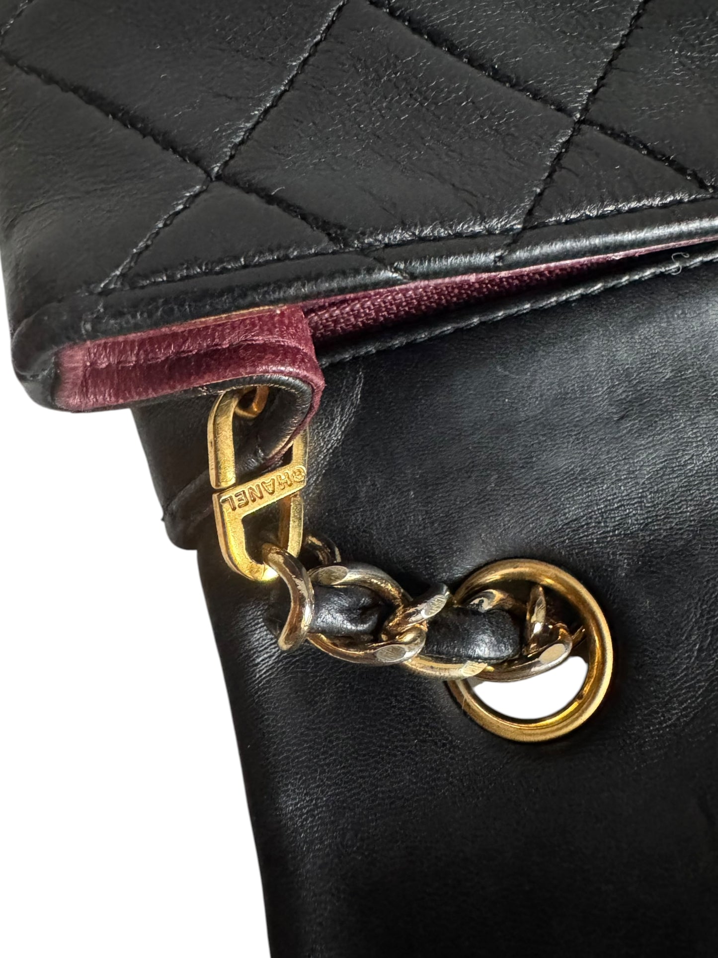 CHANEL Lambskin Quilted Small Single Flap