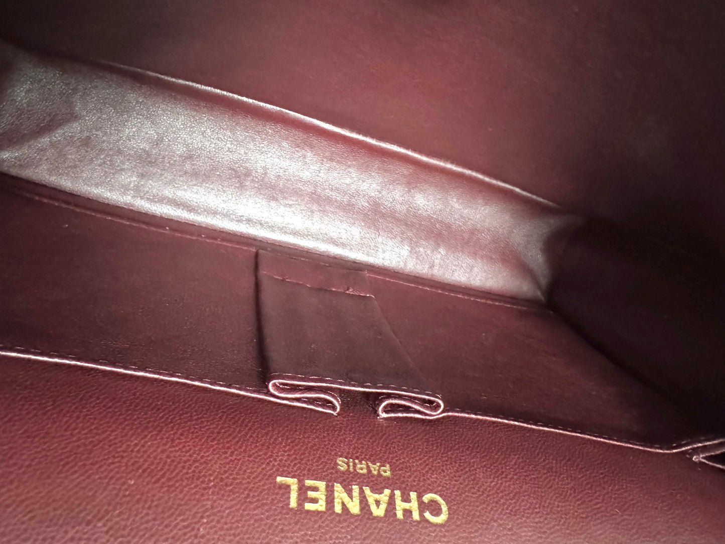 CHANEL Lambskin Medium Mademoiselle Double Flap