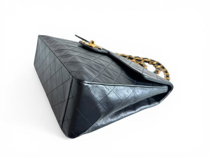 CHANEL Lambskin Quilted XL Jumbo Single Flap Bag
