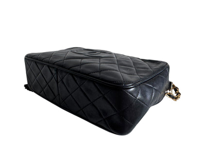CHANEL Quilted Small Diamond CC Camera Bag