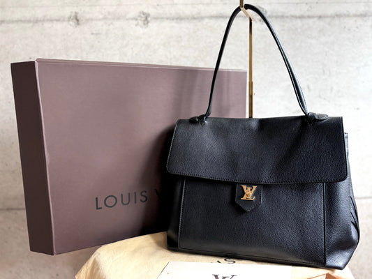 LOUIS VUITTON Calfskin Lockme MM