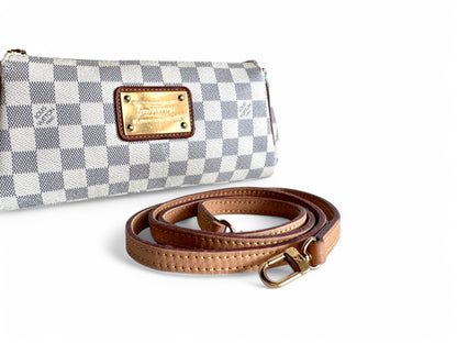 LOUIS VUITTON Damier Azur Eva Clutch