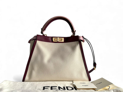 Fendi Peekaboo Medium Satchel Bag