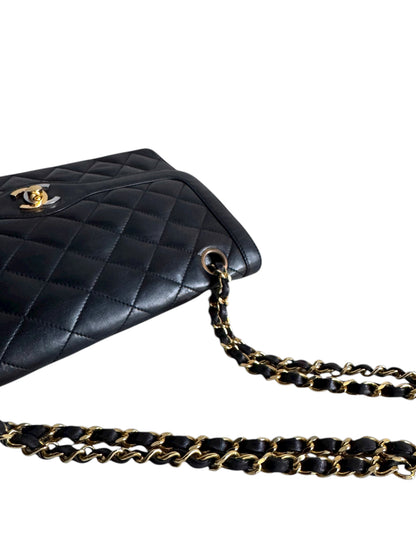 CHANEL Lambskin Quilted Medium Double Flap Bag
