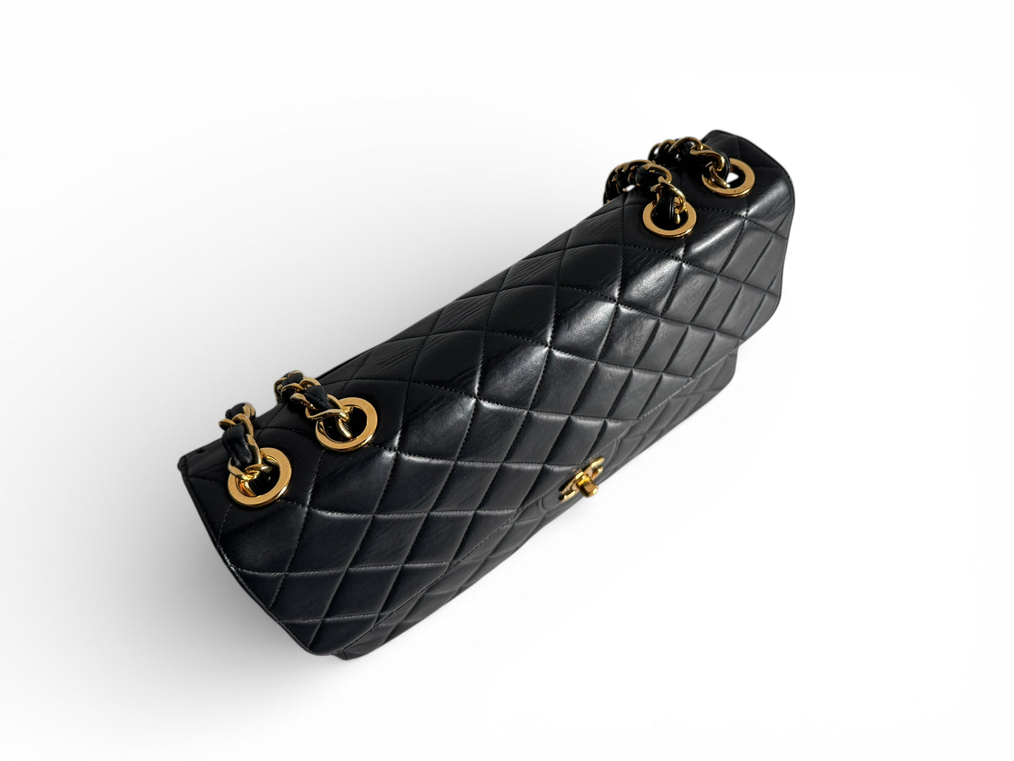 CHANEL Lambskin Quilted Jumbo Single Flap Bag