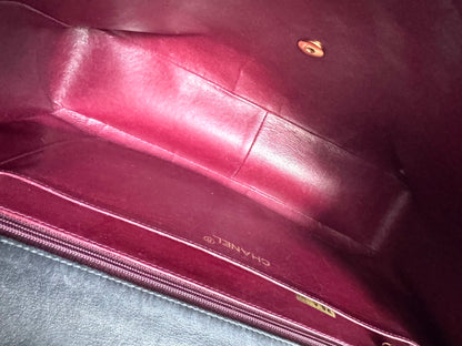 CHANEL Lambskin Quilted XL Jumbo Single Flap Bag
